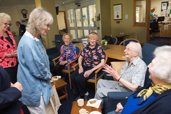 National maritime charity the Royal Alfred Seafarersâ€™ Society welcomed actress and animal rights activist, Virginia McKenna, to its Banstead-based nursing care home, Belvedere House, as part of its Carers Week celebrations.